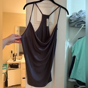 Urban Outfitters Project Social T Charcoal Racerback Tank